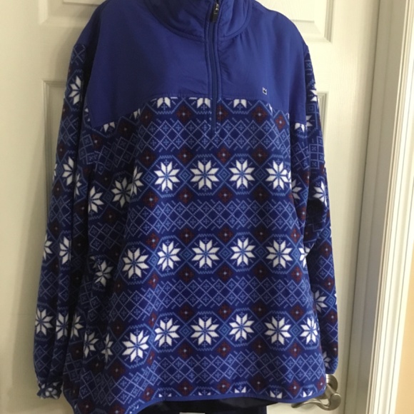 Ski Season Fleece/Nylon Pullover - Picture 2 of 10
